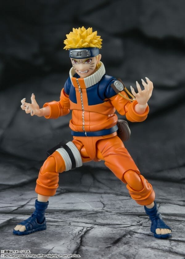 Bandai - S.H.Figuarts Naruto Uzumaki- The No.1 Most Unpredictable Ninja