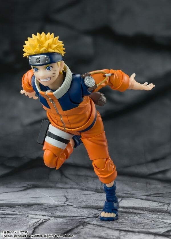 Bandai - S.H.Figuarts Naruto Uzumaki- The No.1 Most Unpredictable Ninja