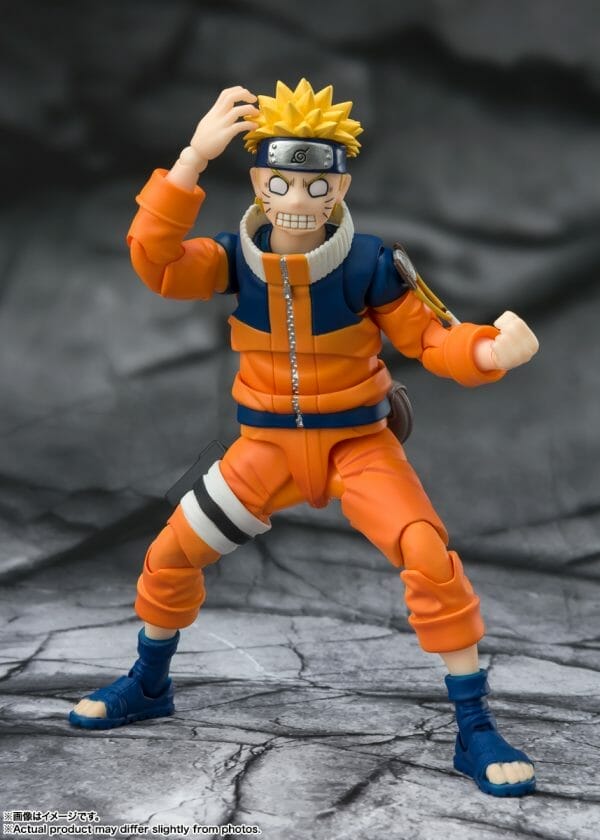 Bandai - S.H.Figuarts Naruto Uzumaki- The No.1 Most Unpredictable Ninja