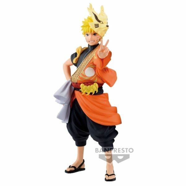 Banpresto - NARUTO SHIPPUDEN UZUMAKI NARUTO FIGURE (ANIMATION 20TH ANNIVERSARY COSTUME)