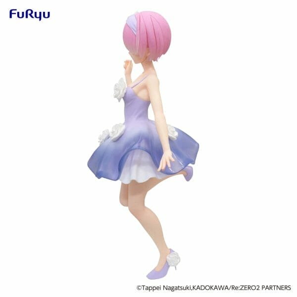 AMU SHP1038 04 Furyu - Re:ZERO -Starting Life in Another World Trio-Try-iT Figure - Ram Flower Dress