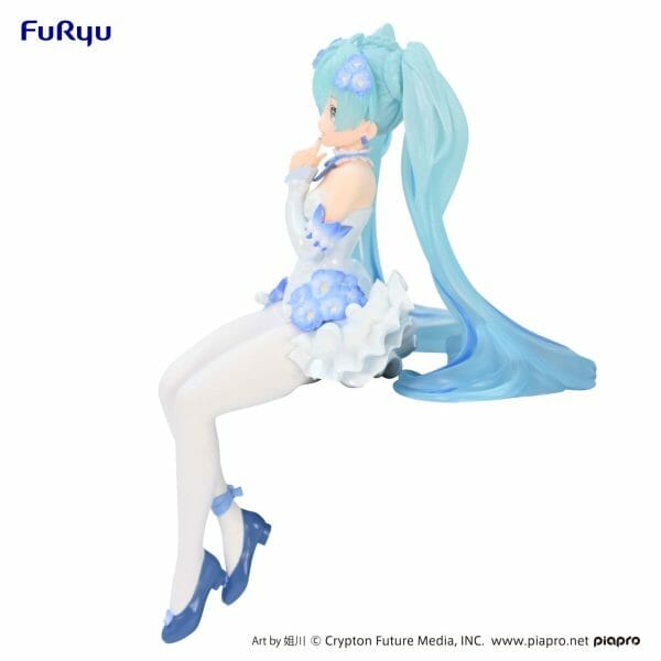 AMU SHP1086 09 Furyu - Hatsune Miku　Noodle Stopper Figure - Hatsune Miku Flower Fairy Nemophila