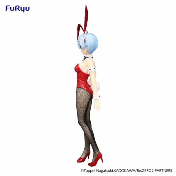 AMU SHP1091 03 Furyu - Re:ZERO -Starting Life in Another World- BiCute Bunnies Figure - Rem Red Color ver.