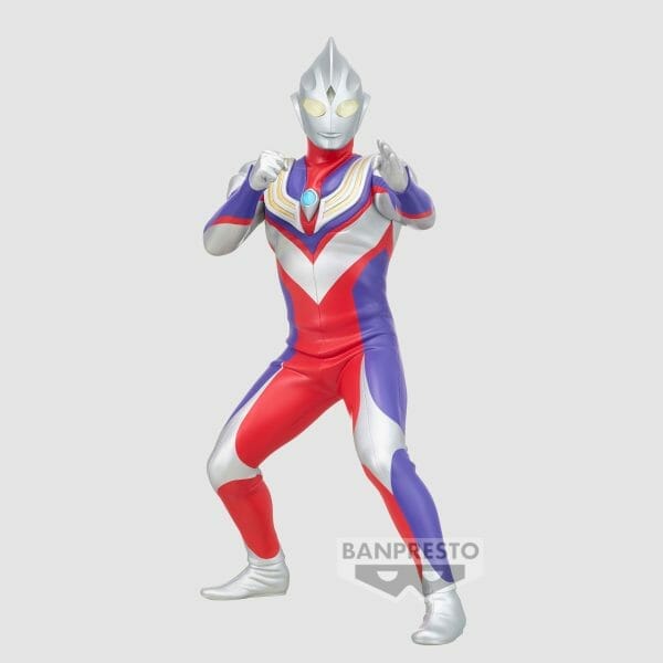 Banpresto - ULTRAMAN TIGA HERO'S BRAVE STATUE FIGURE ULTRAMAN TIGA KAGAYAKERU MONOTACHI E [A:ULTRAMAN TIGA(MULTI TYPE)]