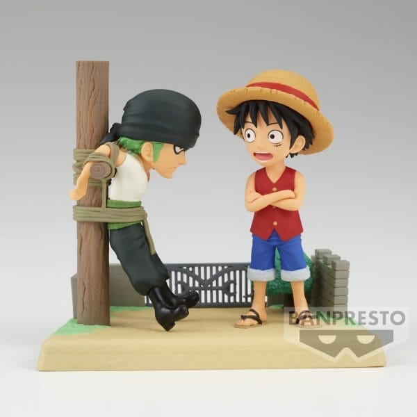 Banpresto - ONE PIECE WORLD COLLECTABLE FIGURE LOG STORIES-MONKEY.D.LUFFY&RORONOA ZORO-