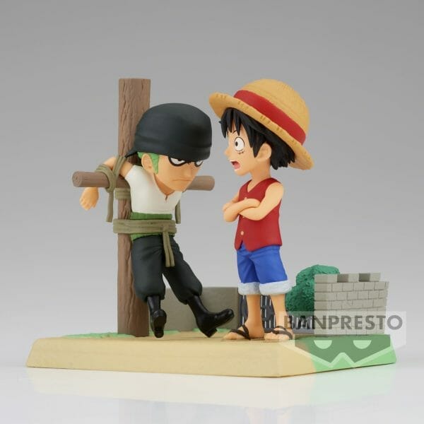 88504 2650620 4 6 Banpresto - ONE PIECE WORLD COLLECTABLE FIGURE LOG STORIES-MONKEY.D.LUFFY&RORONOA ZORO-