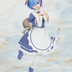 TAITO - Re:Zero Starting Life in Another World Coreful Figure - Rem (Memory Snow Puppy Ver.) Renewal Edition