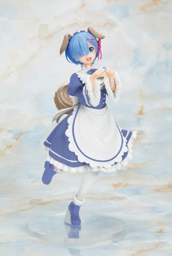 TAITO - Re:Zero Starting Life in Another World Coreful Figure - Rem (Memory Snow Puppy Ver.) Renewal Edition